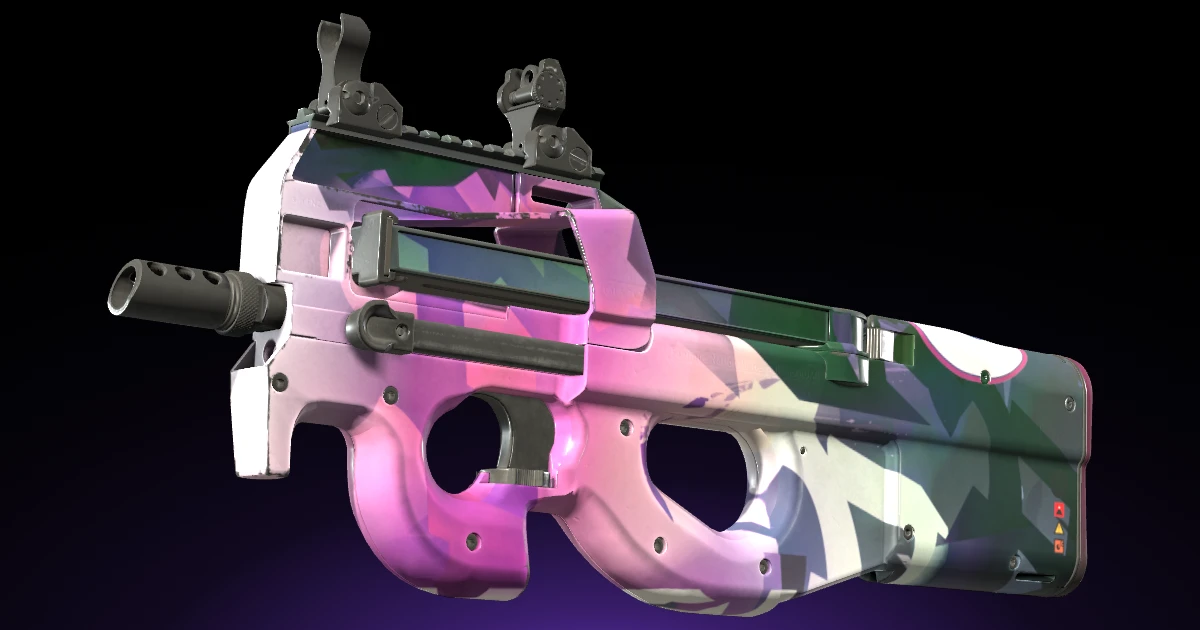 P90 | Attack Vector skin in CS2