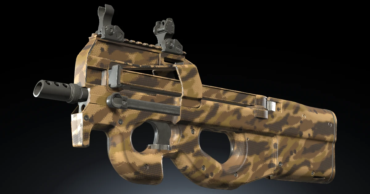P90 | Desert Halftone skin in CS2