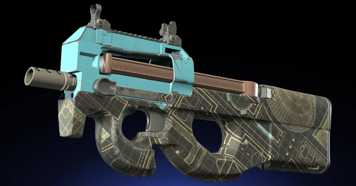 P90 | Facility Negative skin in CS2