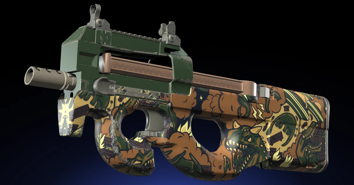 P90 | Cocoa Rampage skin in CS2