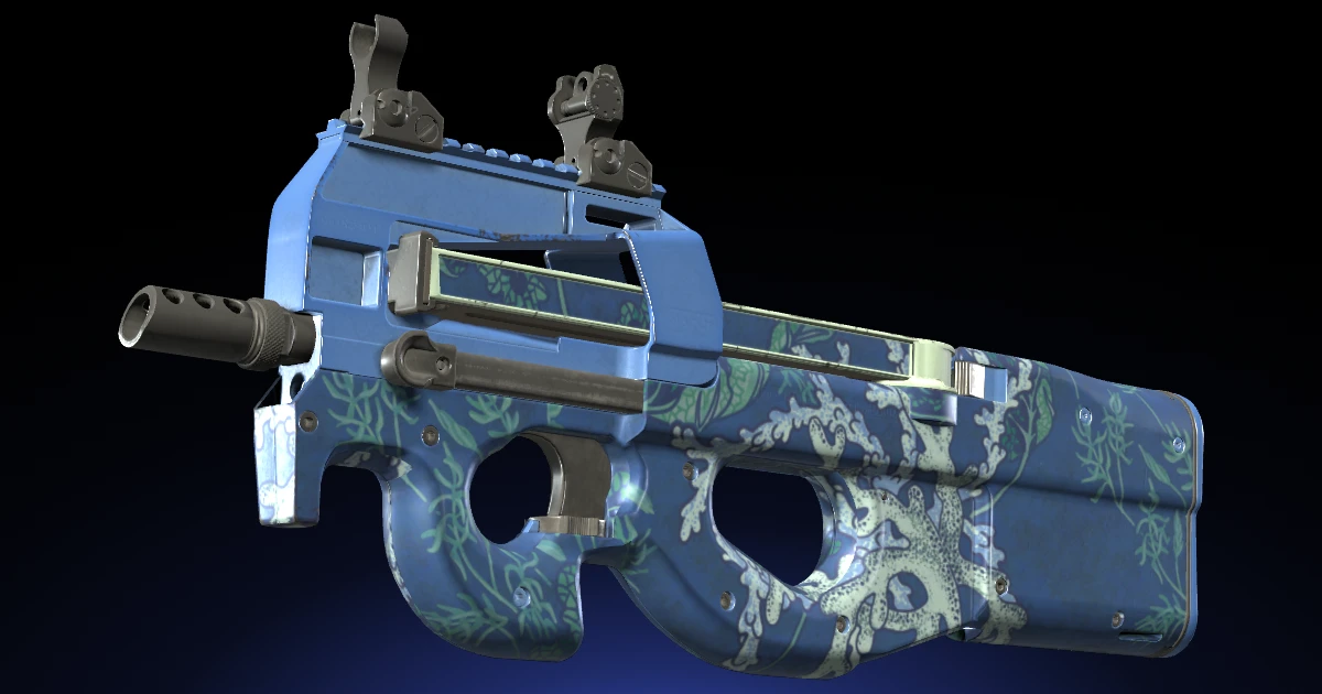 P90 | Reef Grief skin in CS2