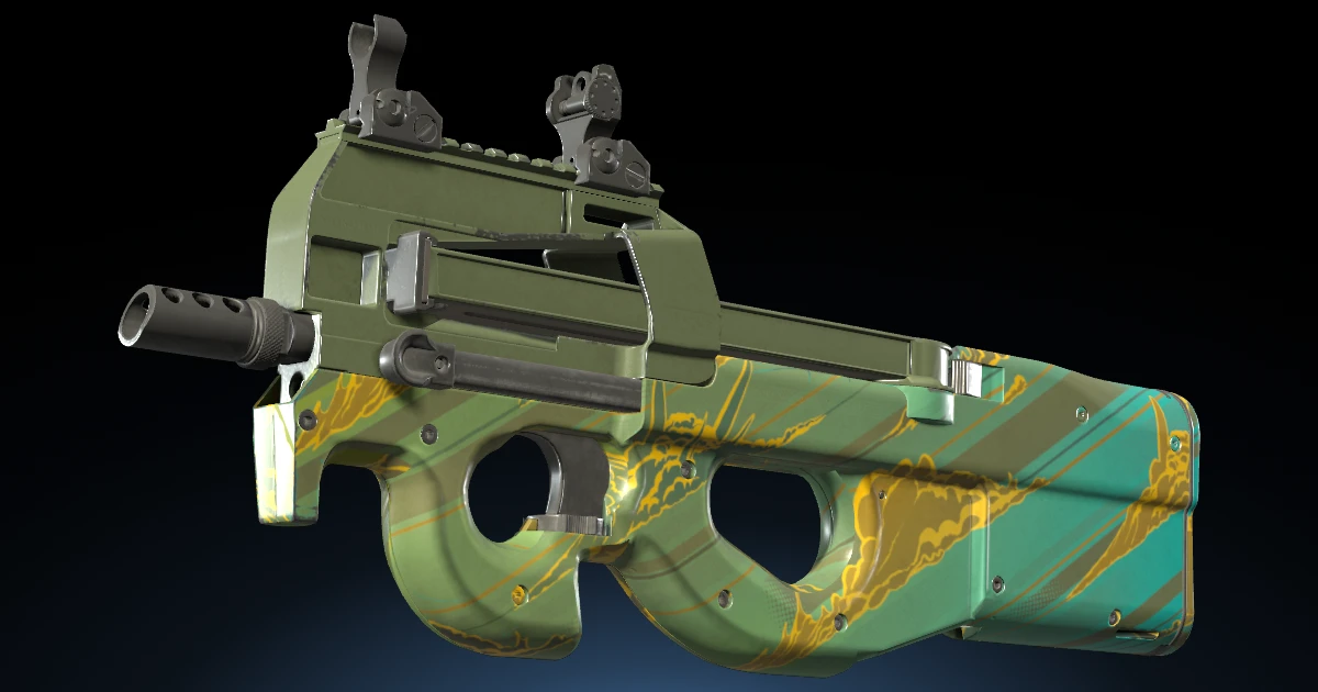P90 | Mustard Gas skin in CS2
