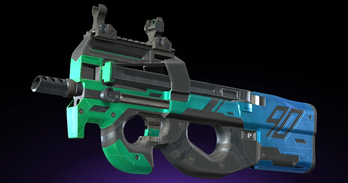 P90 | Wave Breaker skin in CS2