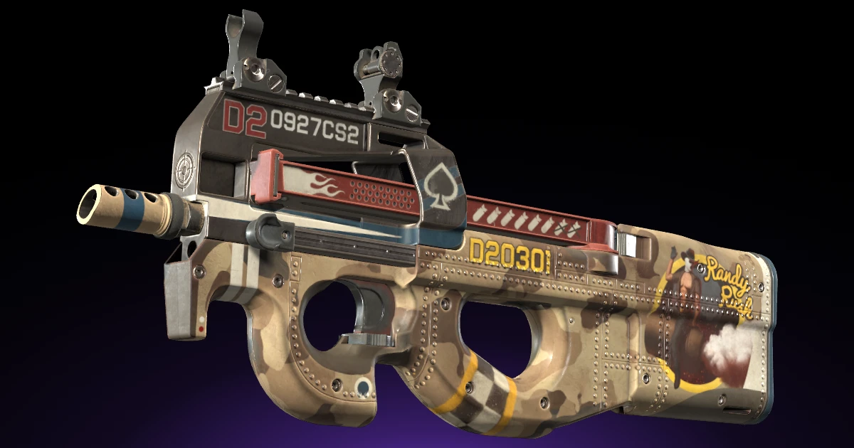 P90 | Randy Rush skin in CS2