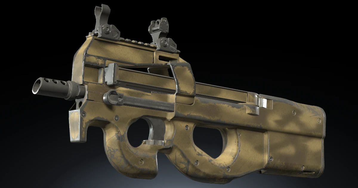 P90 | Sand Spray skin in CS2