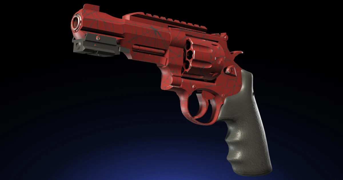 R8 Revolver | Crimson Web skin in CS2