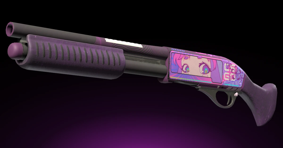 Sawed-Off | Kiss♥Love skin in CS2