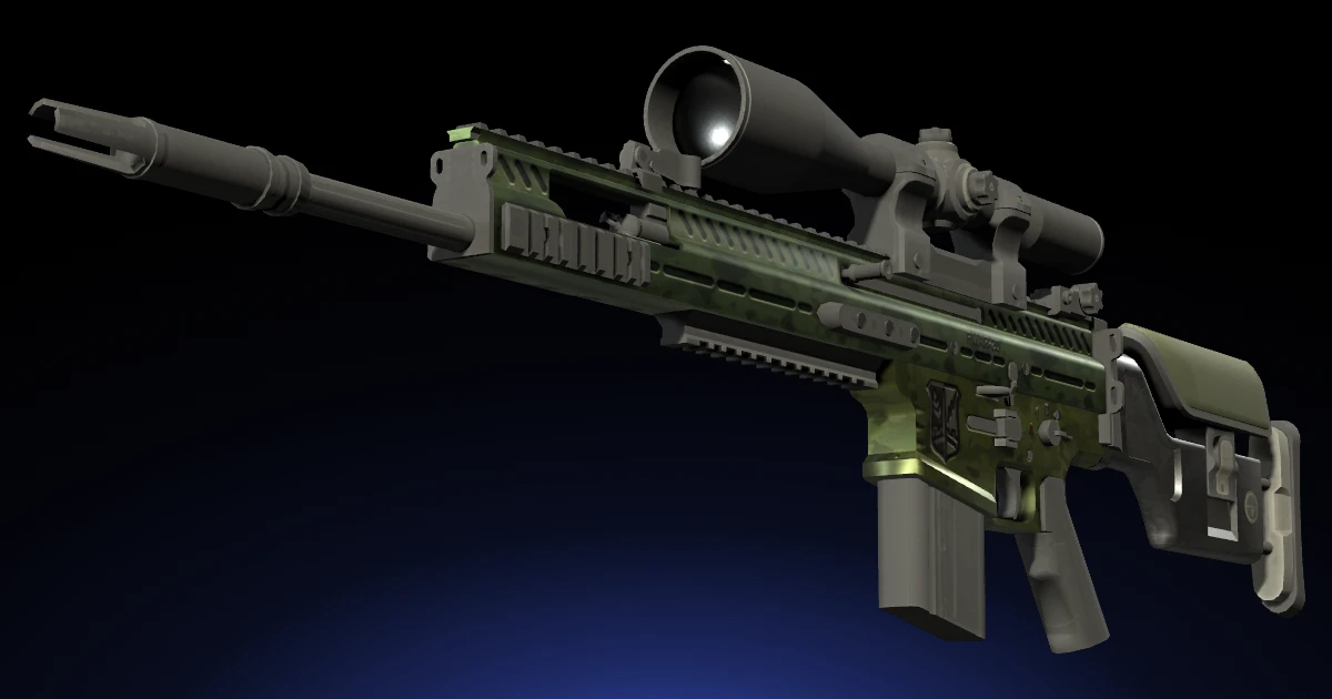 SCAR-20 | Green Marine skin in CS2