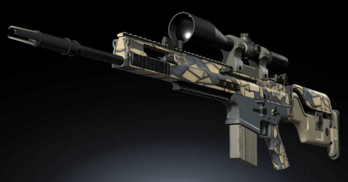 SCAR-20 | Stone Mosaico skin in CS2