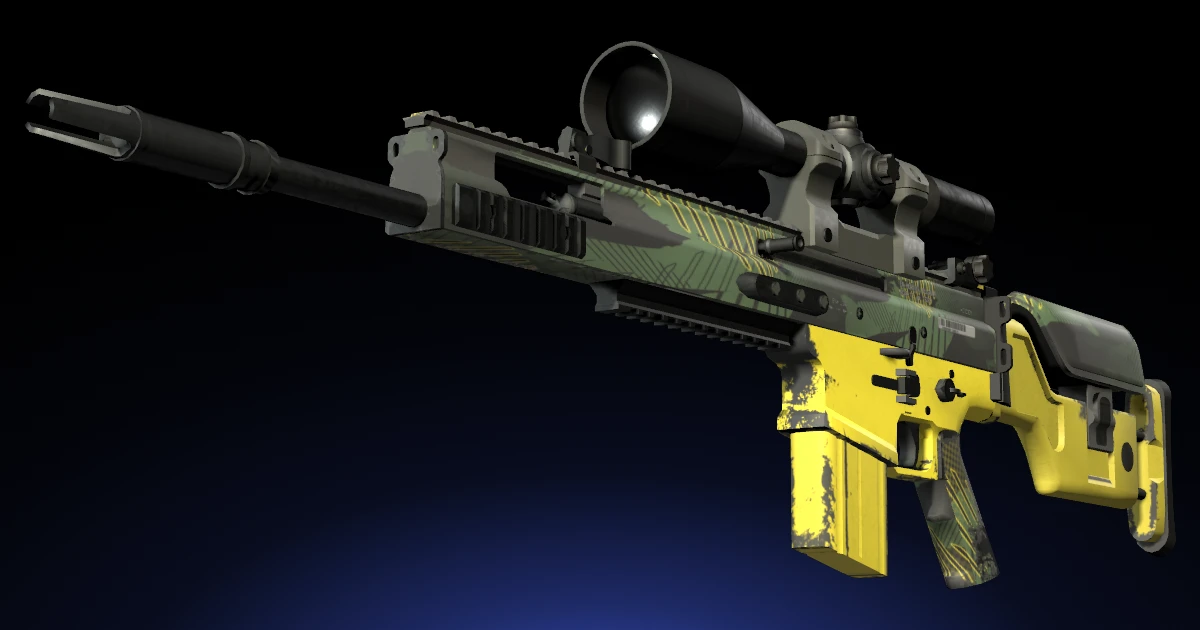 SCAR-20 | Jungle Slipstream skin in CS2