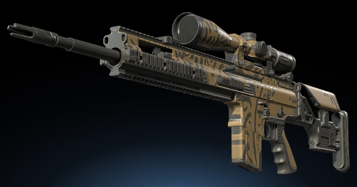 SCAR-20 | Sirocco Script skin in CS2