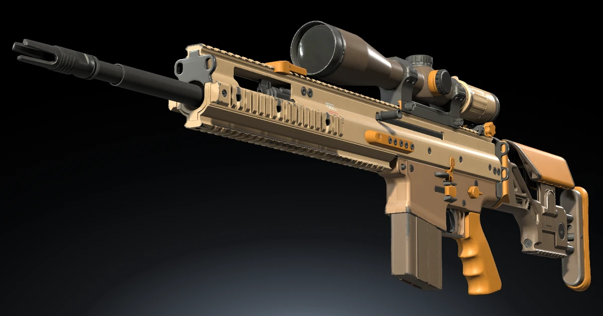 SCAR-20 | Short Ochre skin in CS2