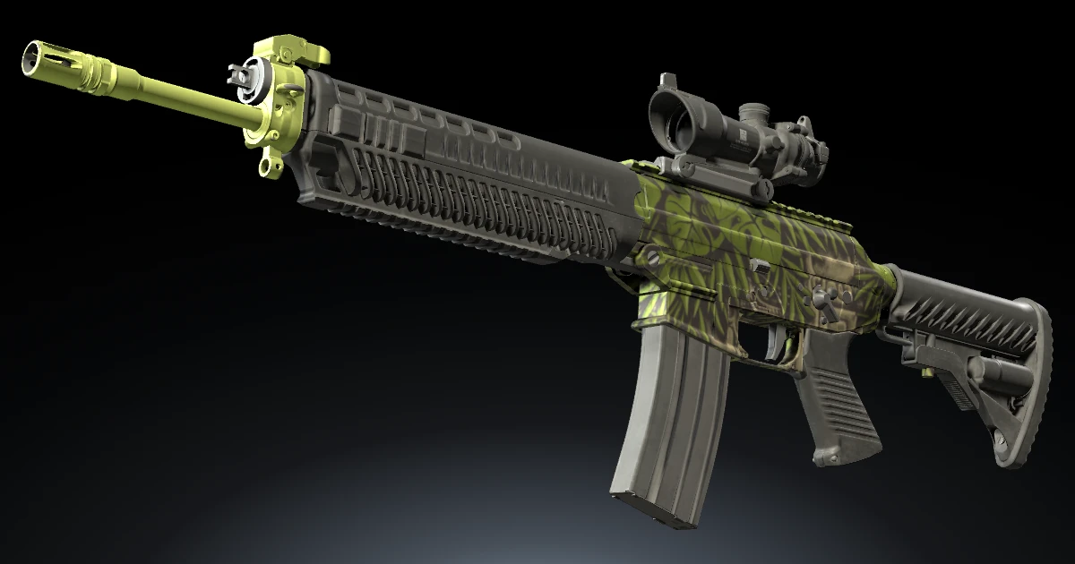 SG 553 | Lush Ruins skin in CS2