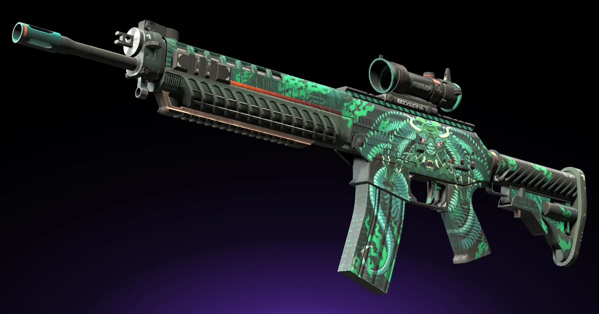 SG 553 | Dragon Tech skin in CS2