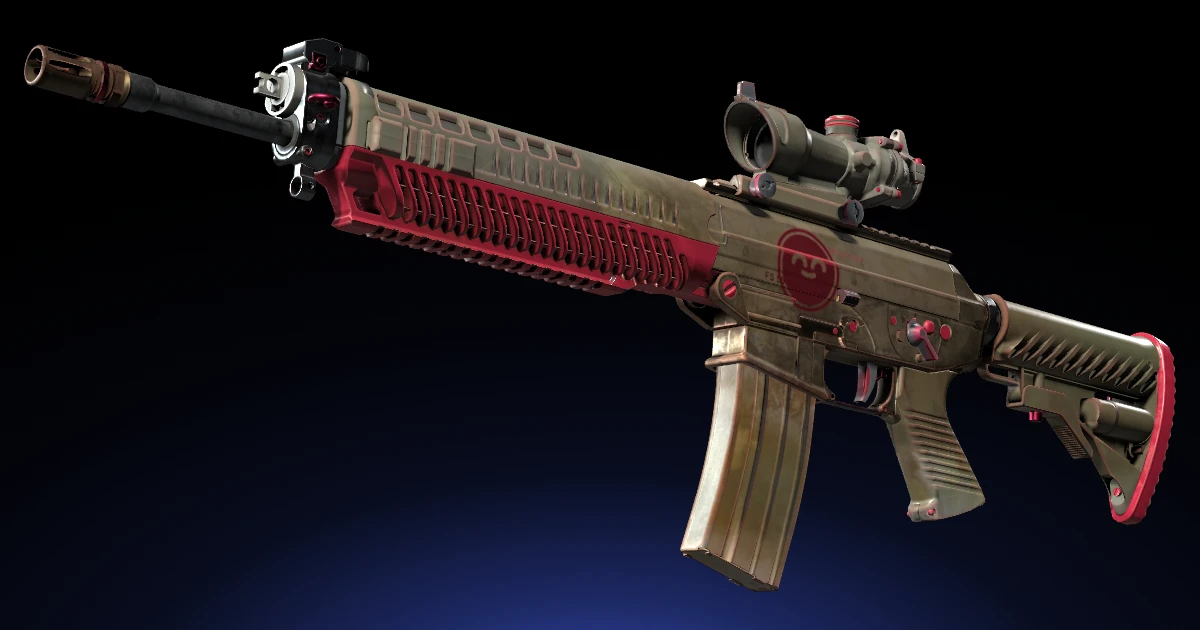 SG 553 | Berry Gel Coat skin in CS2