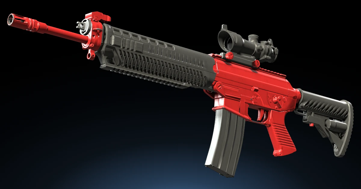 SG 553 | Candy Apple skin in CS2