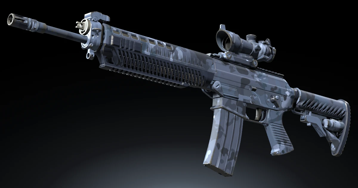 SG 553 | Night Camo skin in CS2