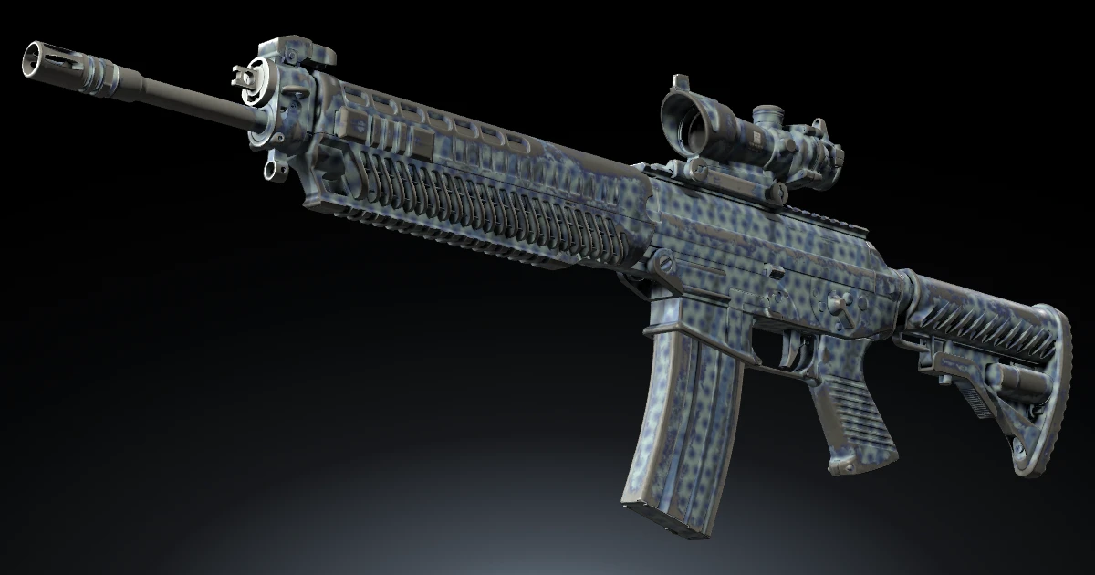 SG 553 | Waves Perforated skin in CS2