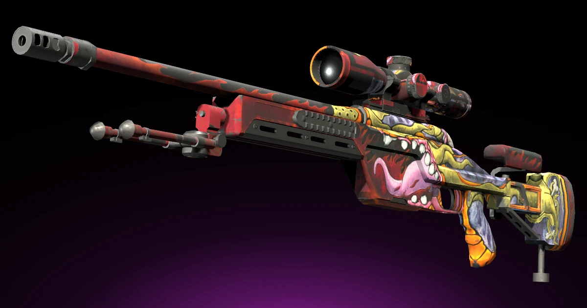 SSG 08 | Bloodshot skin in CS2