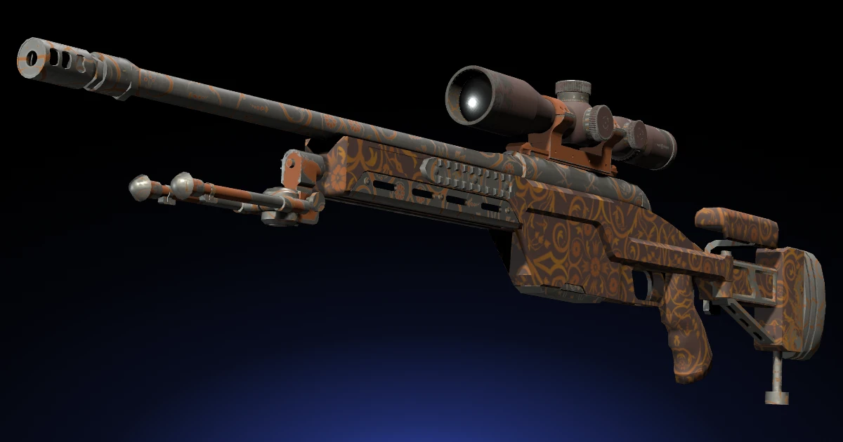 SSG 08 | Orange Filigree skin in CS2