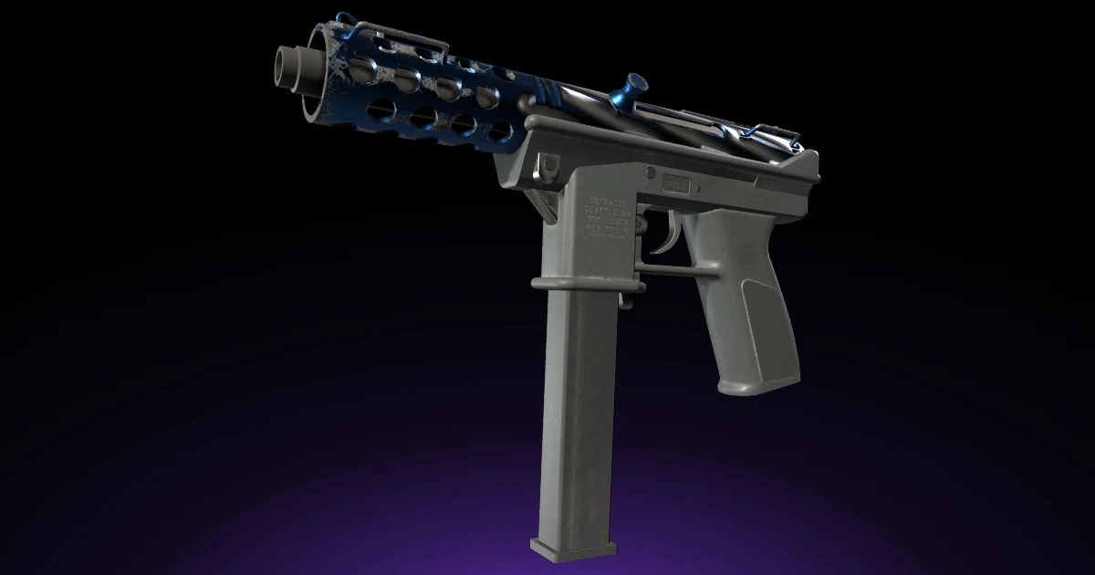 Tec-9 | Titanium Bit skin in CS2
