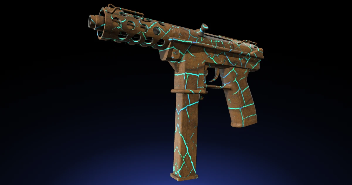 Tec-9 | Cracked Opal skin in CS2