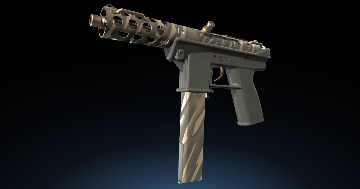 Tec-9 | Tiger Stencil skin in CS2