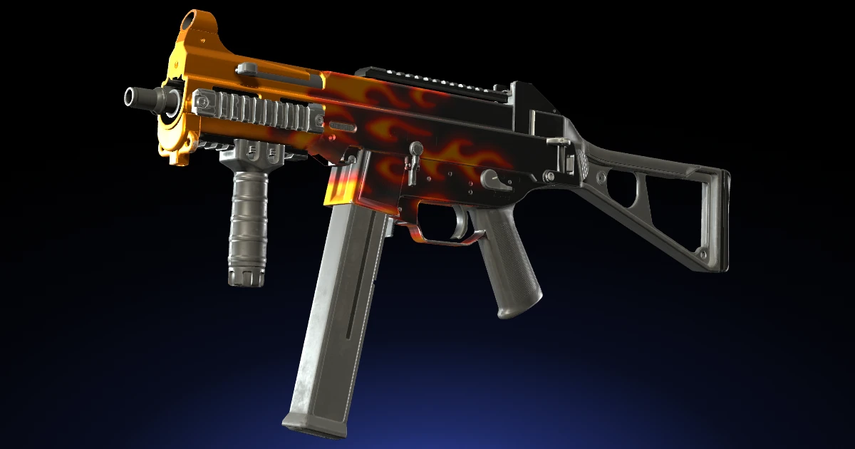 UMP-45 | Blaze skin in CS2