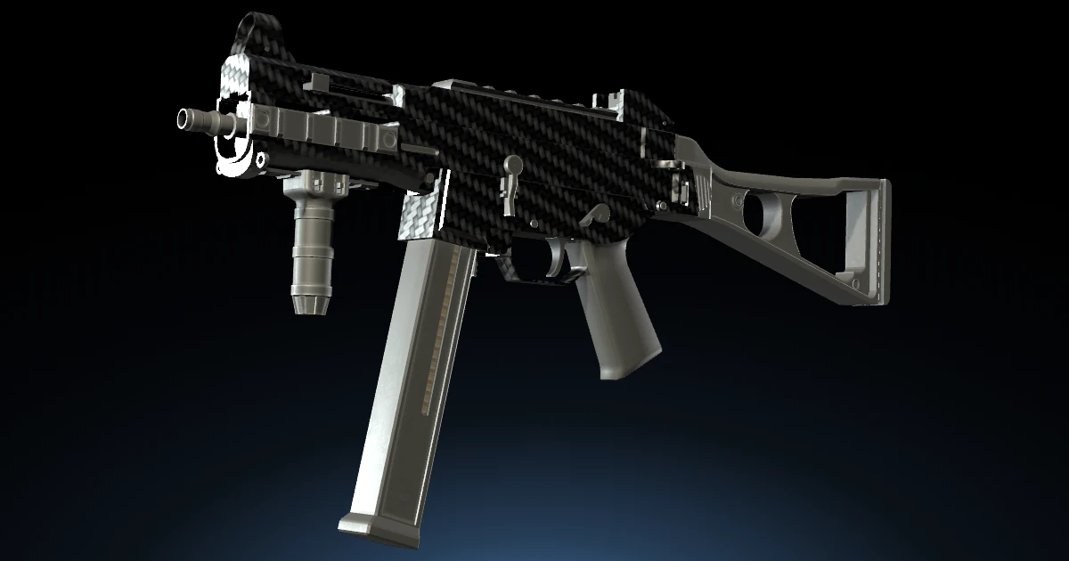 UMP-45 | Carbon Fiber skin in CS2