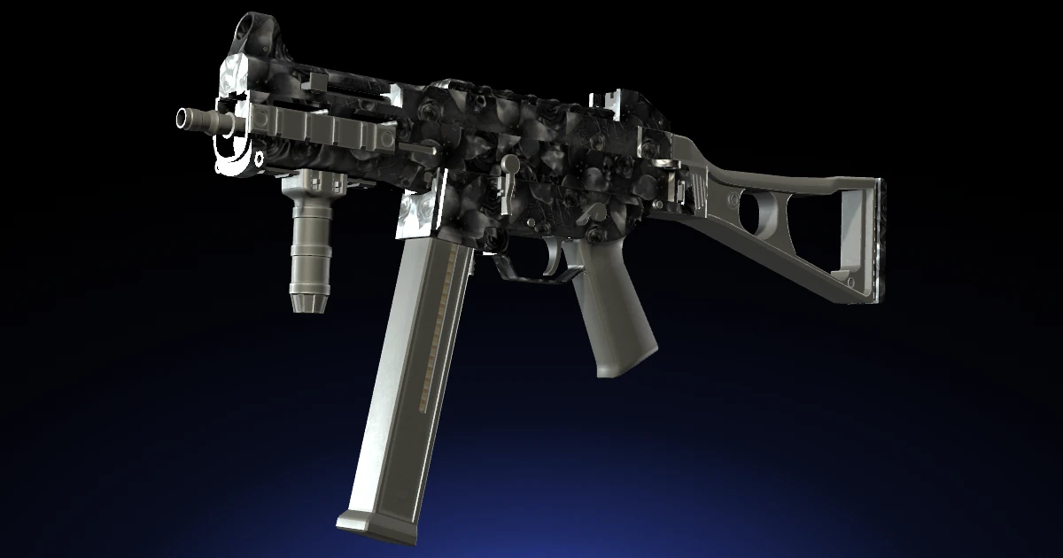 UMP-45 | Metal Flowers skin in CS2