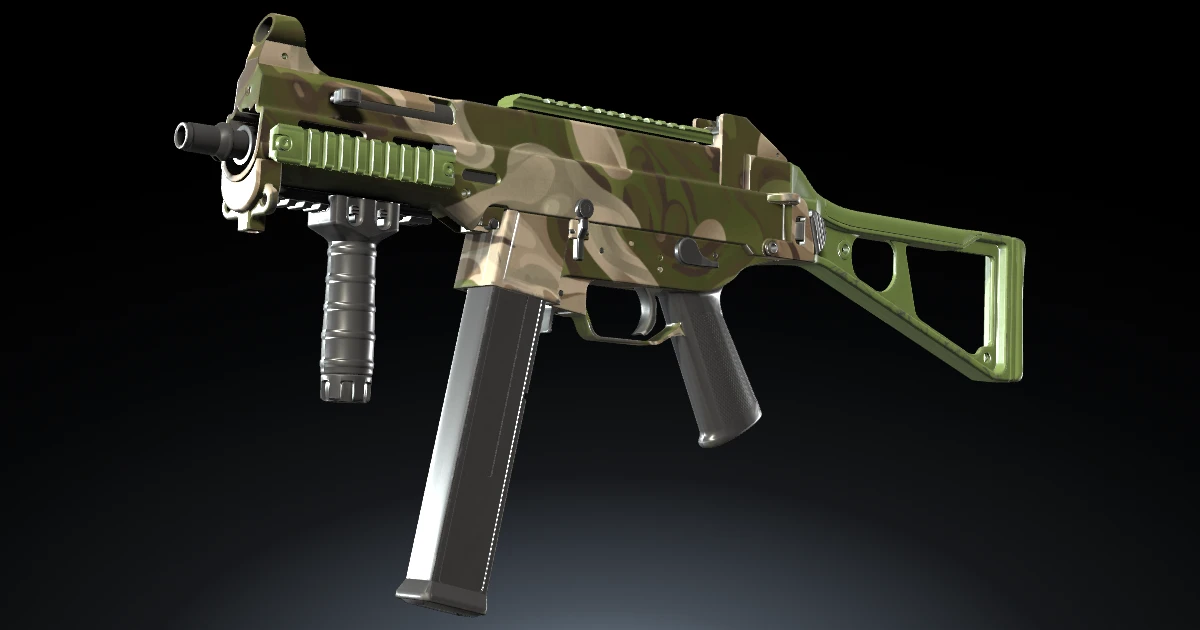 UMP-45 | Green Swirl skin in CS2