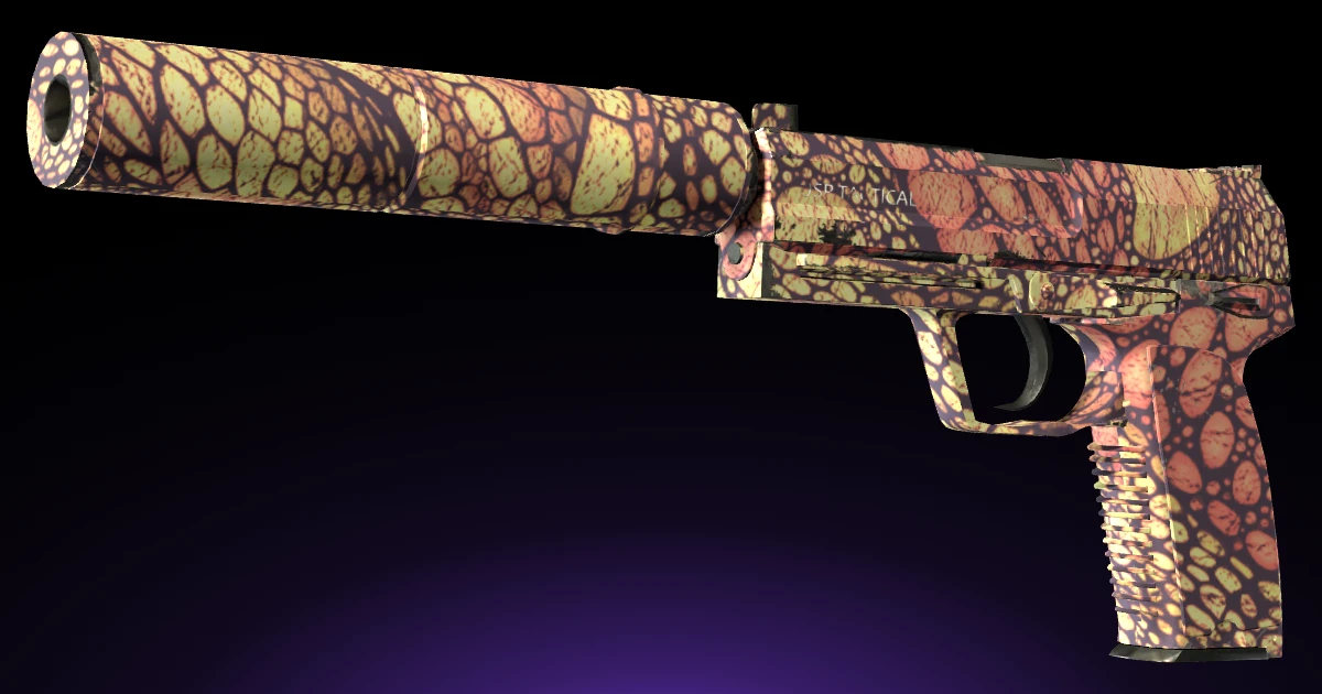 USP-S | Orange Anolis skin in CS2
