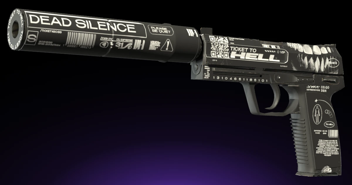 USP-S | Ticket to Hell skin in CS2