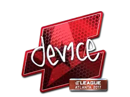 device (Foil) | Atlanta 2017 sticker