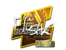 flusha (Foil) | Atlanta 2017 sticker