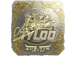 Attacker (Gold) | Austin 2025 sticker
