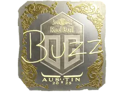 Buzz (Gold) | Austin 2025 sticker