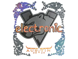 electronic (Holo) | Austin 2025 sticker