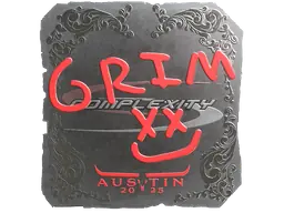 Grim (Foil) | Austin 2025 sticker