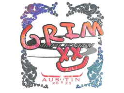 Grim (Holo) | Austin 2025 sticker