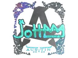 jottAAA (Holo) | Austin 2025 sticker