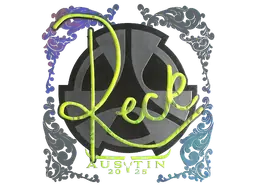 reck (Holo) | Austin 2025 sticker