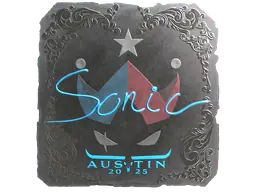 Sonic (Foil) | Austin 2025 sticker