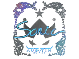 Sonic (Holo) | Austin 2025 sticker