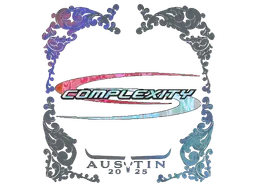 Complexity Gaming (Holo) | Austin 2025 sticker