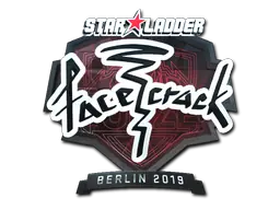 facecrack (Foil) | Berlin 2019 sticker