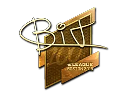 BIT (Gold) | Boston 2018 sticker