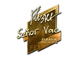 flusha (Gold) | Boston 2018 sticker