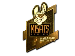 Misfits Gaming (Gold) | Boston 2018 sticker