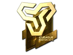 Space Soldiers (Gold) | Boston 2018 sticker